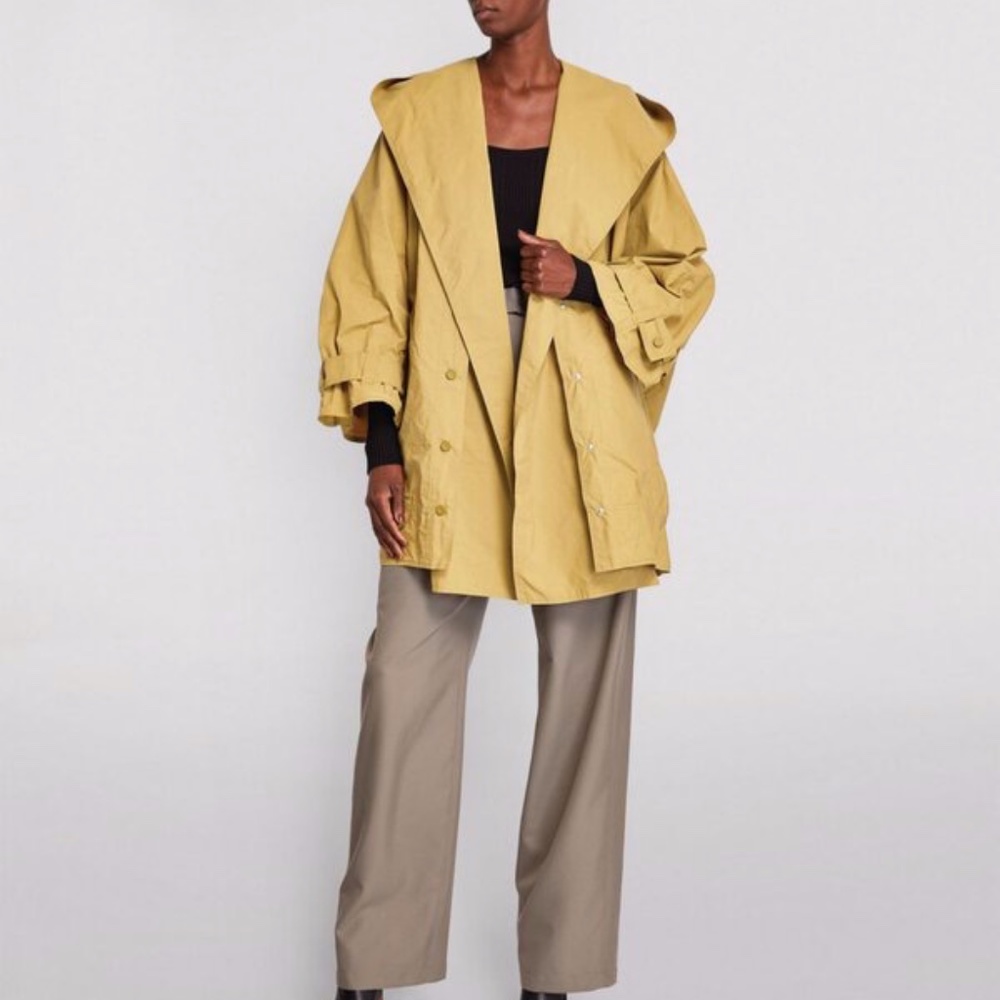 rare AERON oversized poncho waterproof coat